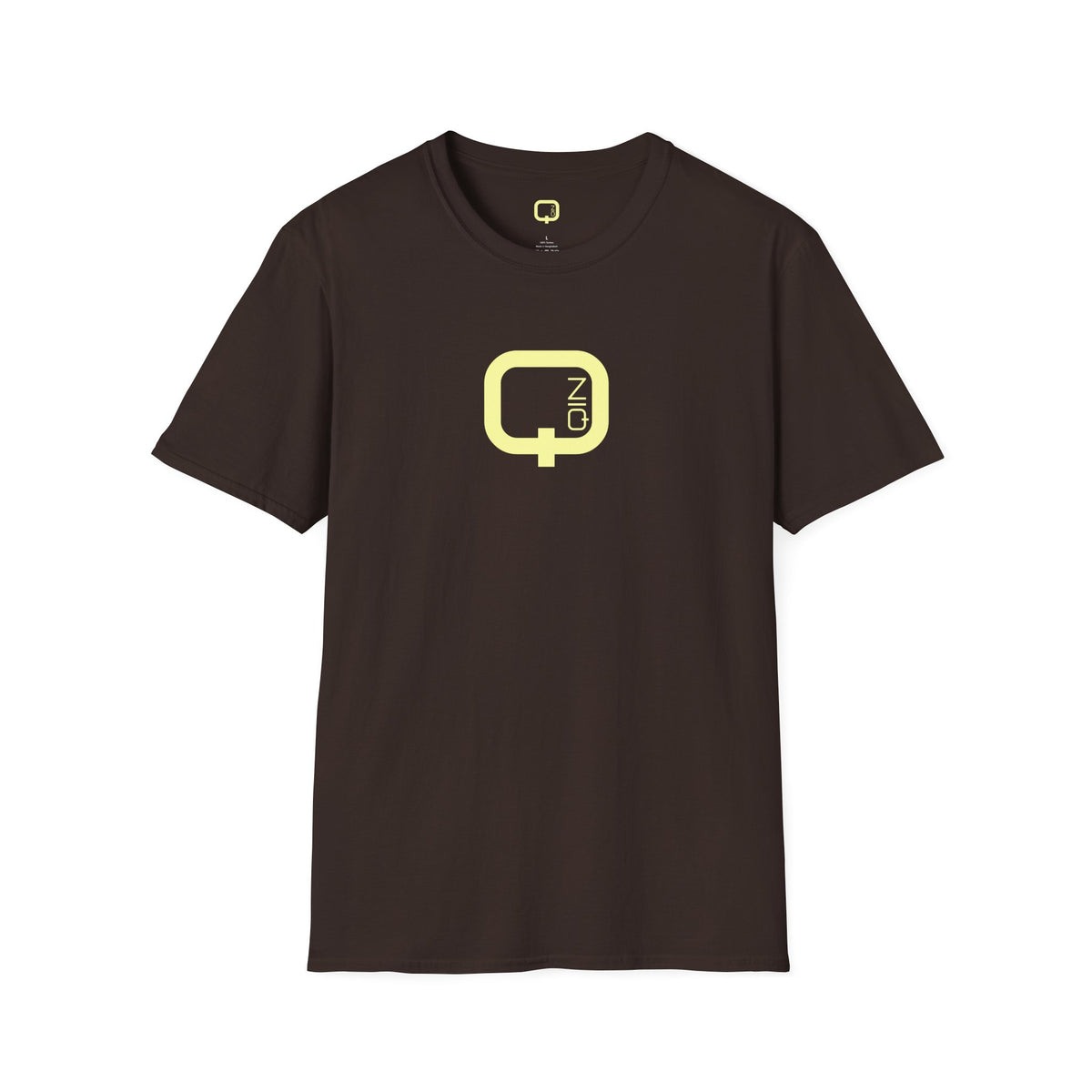 Qn Logo T‑Shirt — Minimalist Retro Tech Graphic Tee