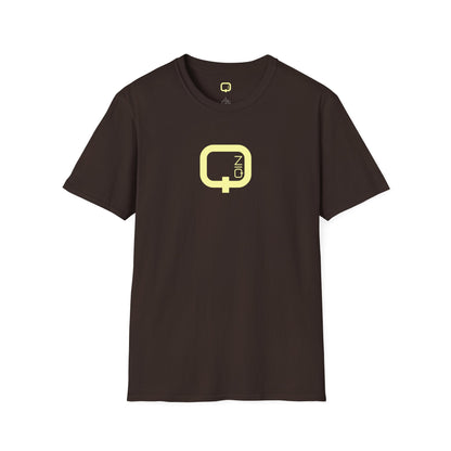 Qn Logo T‑Shirt — Minimalist Retro Tech Graphic Tee