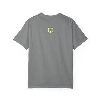Hustler Graphic T-Shirt  Bold Neon Text Garment-Dyed Tee