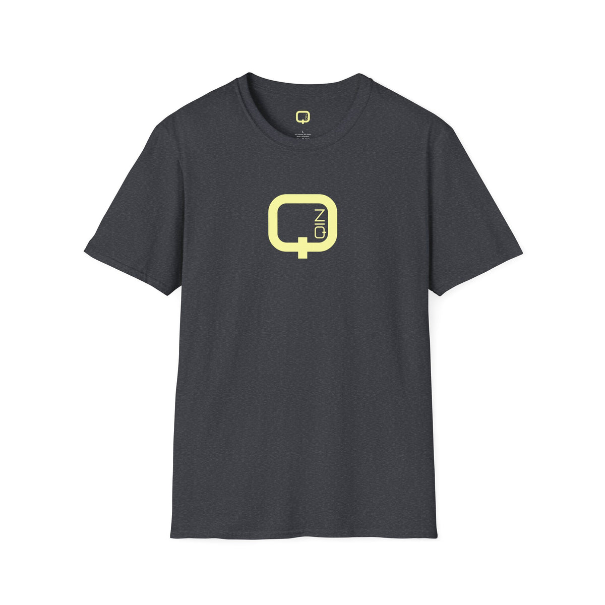 Qn Logo T‑Shirt — Minimalist Retro Tech Graphic Tee
