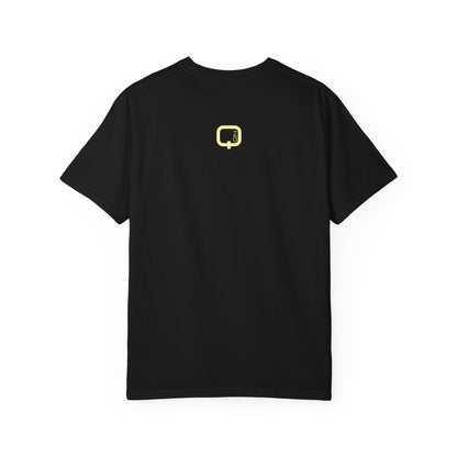 Hustler Graphic T-Shirt  Bold Neon Text Garment-Dyed Tee