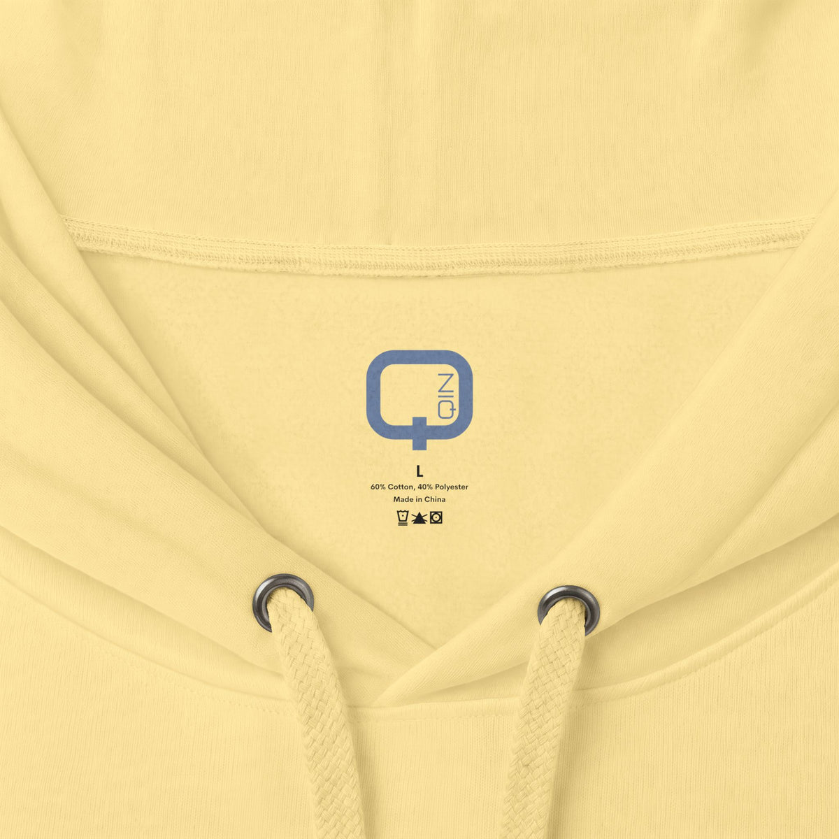 A warm yellow heavyweight hoodie