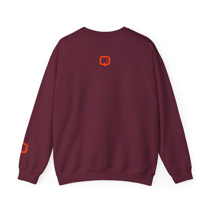 That Girl Crewneck soft Sweatshirt Minimal White Pullover with Script Text