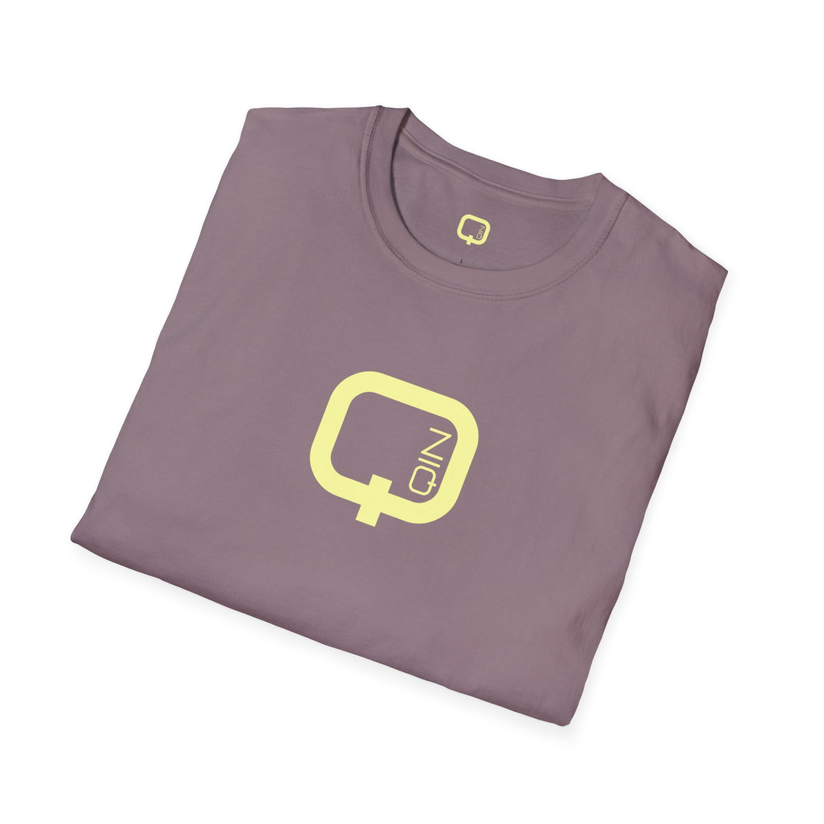 Qn Logo T‑Shirt — Minimalist Retro Tech Graphic Tee