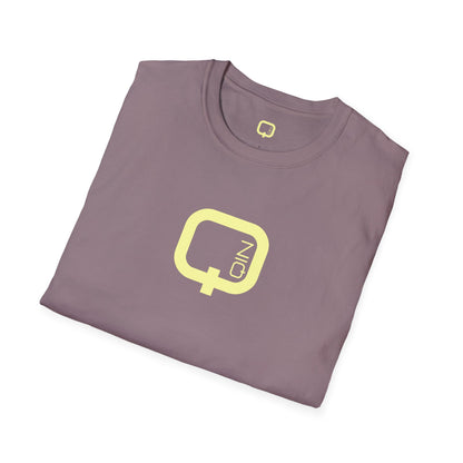 Qn Logo T‑Shirt — Minimalist Retro Tech Graphic Tee