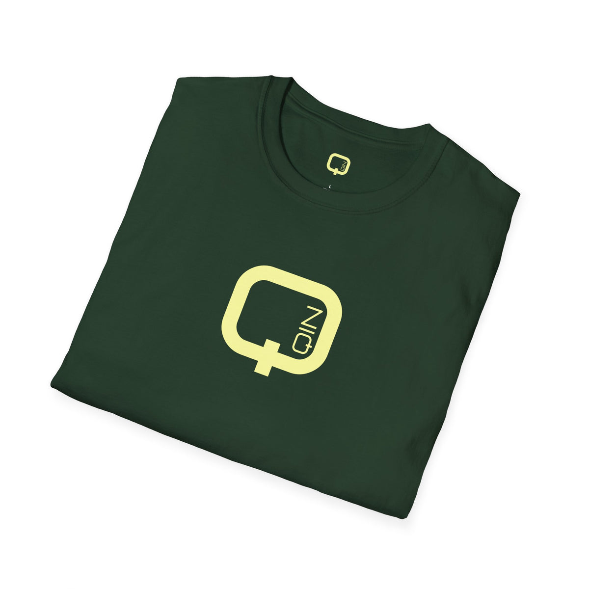 Qn Logo T‑Shirt — Minimalist Retro Tech Graphic Tee