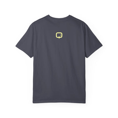 Hustler Graphic T-Shirt  Bold Neon Text Garment-Dyed Tee