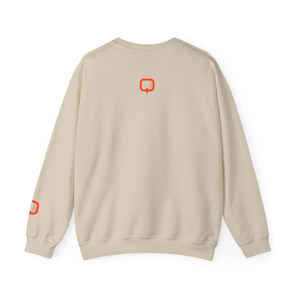 That Girl Crewneck soft Sweatshirt Minimal White Pullover with Script Text