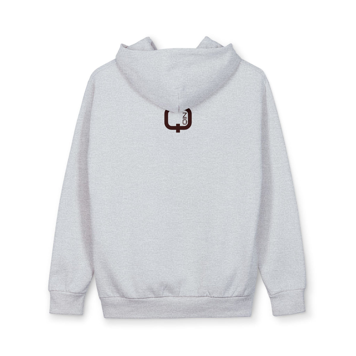 Minimalist Q-On Logo Hoodie Urban Pullover Sweatshirt